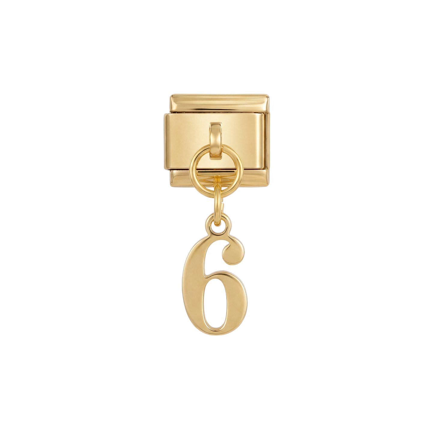 Number 6, Hanging, on Gold