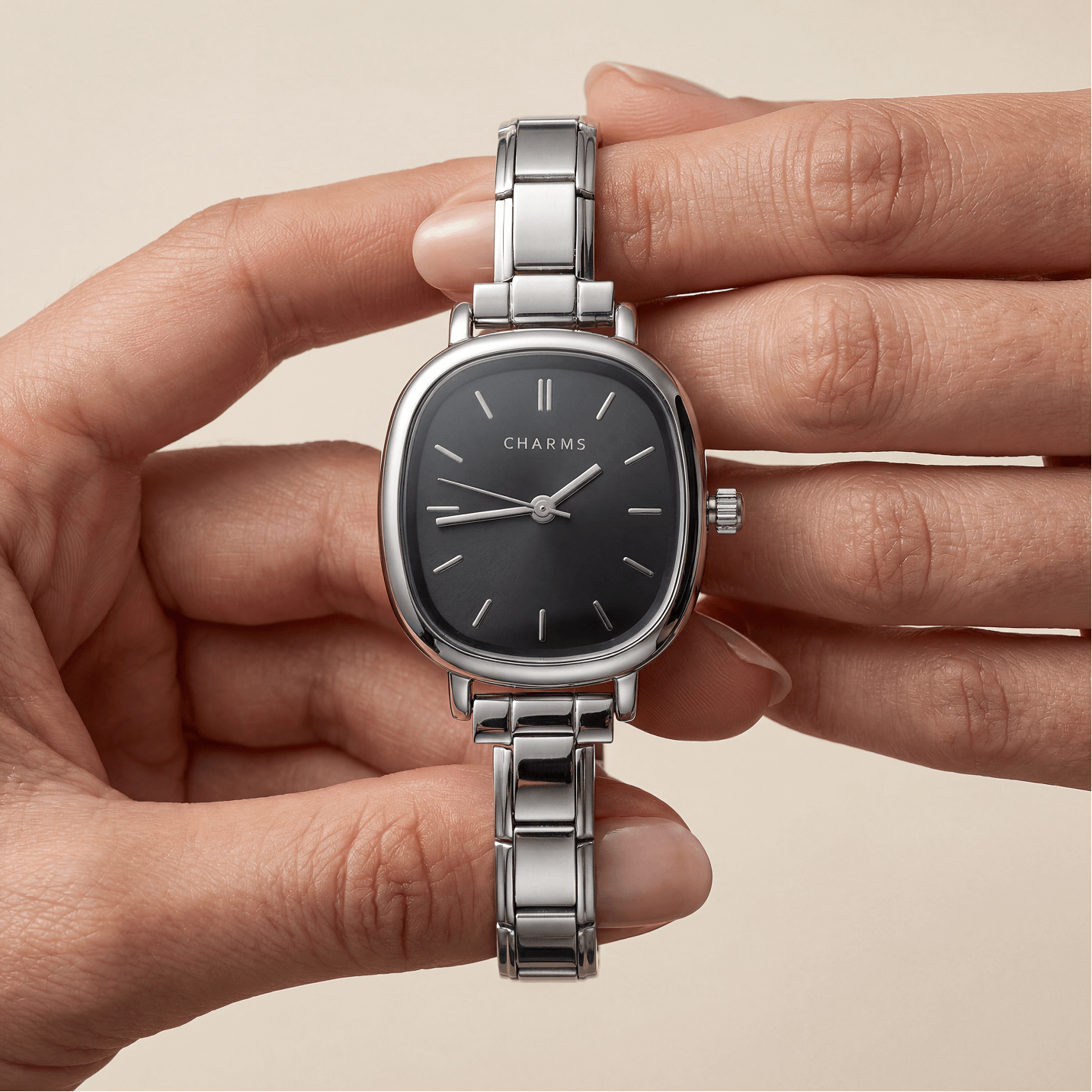 Capri – Srebrna edycja z czarną tarczą