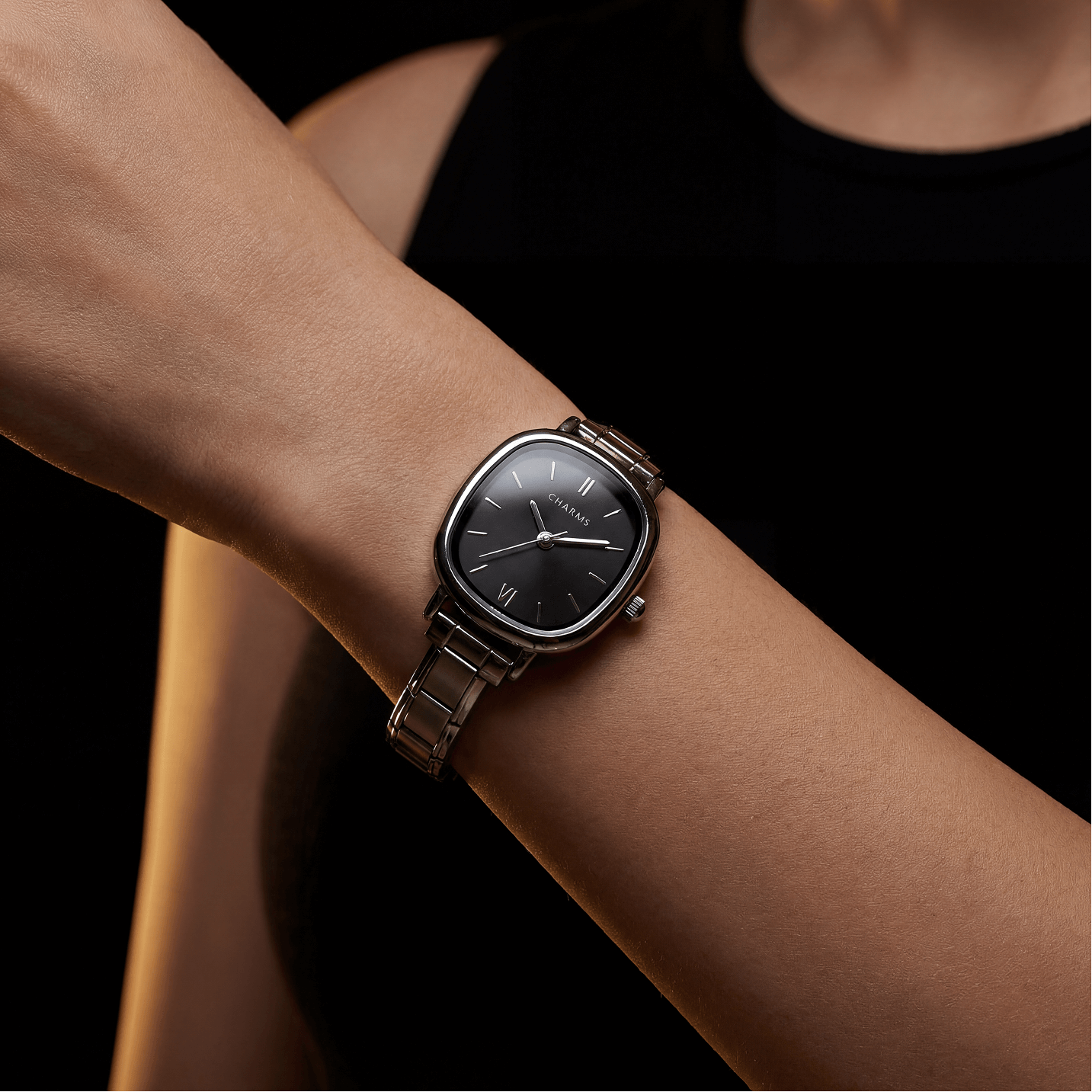 Capri – Srebrna edycja z czarną tarczą