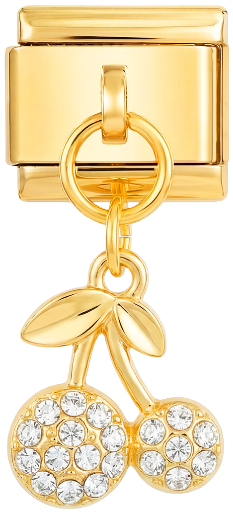 Cherry with Stones on Gold - cherry-with-stones-on-gold.png