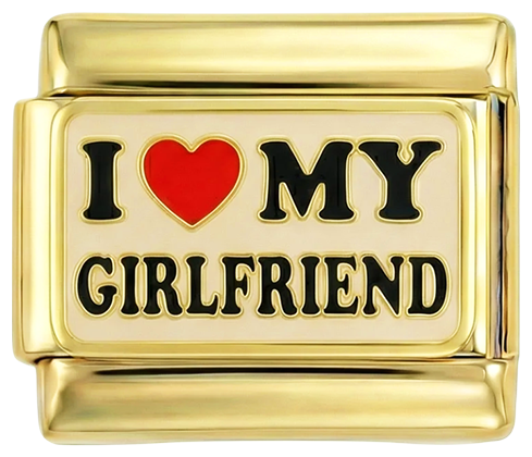 I Love My Girlfriend on White Plate on Gold - i-love-my-girlfriend-on-white-plate-on-gold.png
