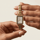 Como Watch Gold – White Dial Edition