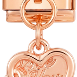 Kocham Cię, nieskończoność, na różowym złocie