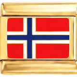 DO DODANIA - Flaga Norwegii na Złocie