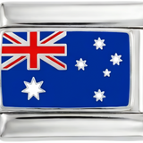 Australia Flag, on Silver - australia-on-silver.png
