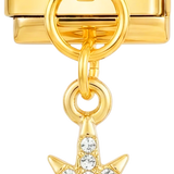 Gold Polar Star with Stones, on Gold - gold-polar-star-with-stones-on-gold.png