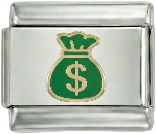 Bag of Dollars, Green and Gold