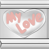 Serce ze srebra, moja miłość w różu