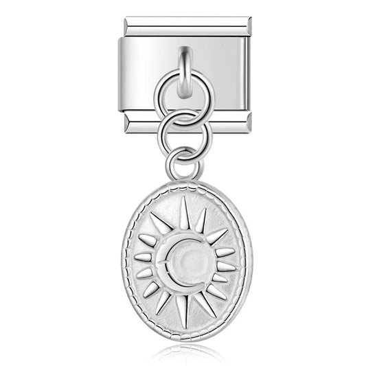 Sun and Moon, on Silver - Charms Official