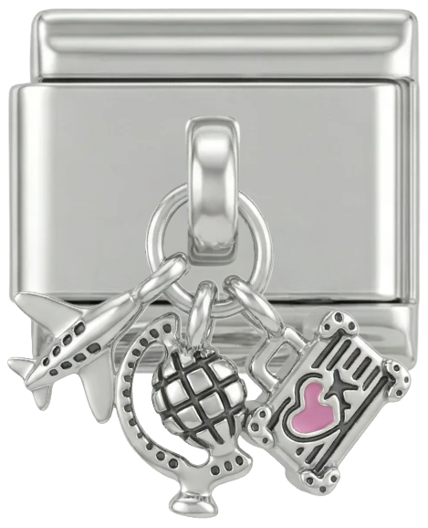 Travel Addict with Stones, on Silver - travel-addict-with-stones-on-silver.png